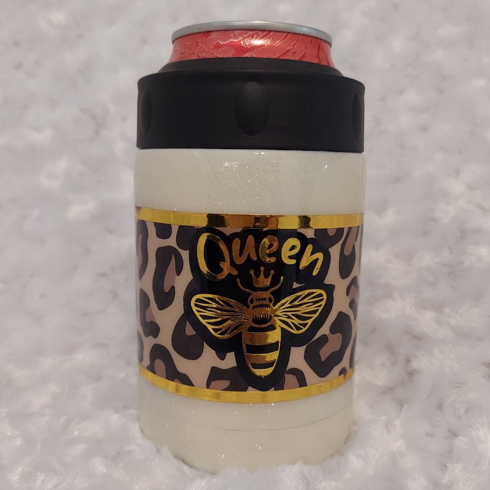 Queen Bee Can Koozie